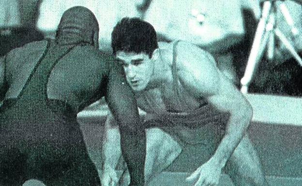 Francisco Iglesias en una competición a principios de los años 90