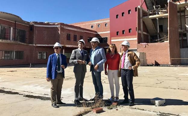 Visita del consejero de Fomento a Guardo.