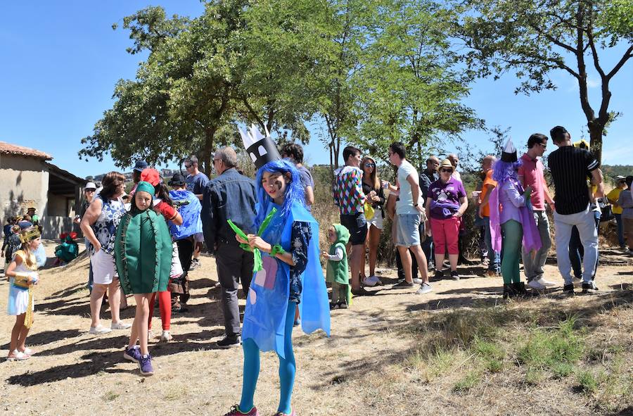 La localidad palentina celebró la fiesta de su patrón, San Lorenzo con un gran recorrido por las calles