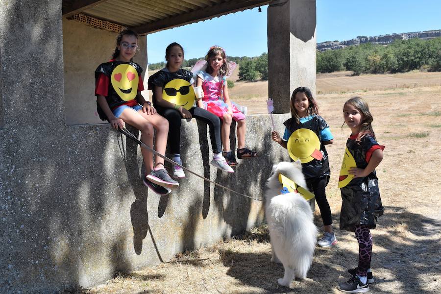 La localidad palentina celebró la fiesta de su patrón, San Lorenzo con un gran recorrido por las calles