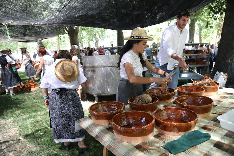 Castrillo de Villavega homenajeó al Cid durante la celebración de la Fiesta de la Trilla que se celebró el sábado 12.