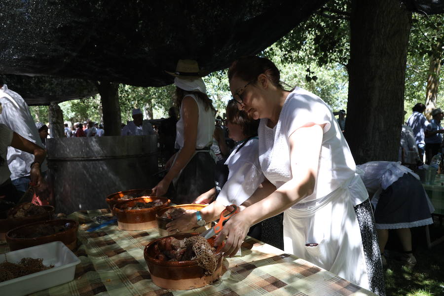 Castrillo de Villavega homenajeó al Cid durante la celebración de la Fiesta de la Trilla que se celebró el sábado 12.