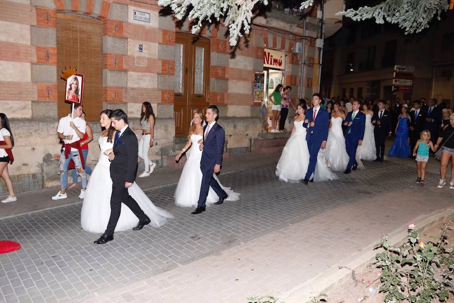 María del Carmen Hidalgo pronunció su discurso antes de la elección de la reina, que coronó a Elena Hernández Camino