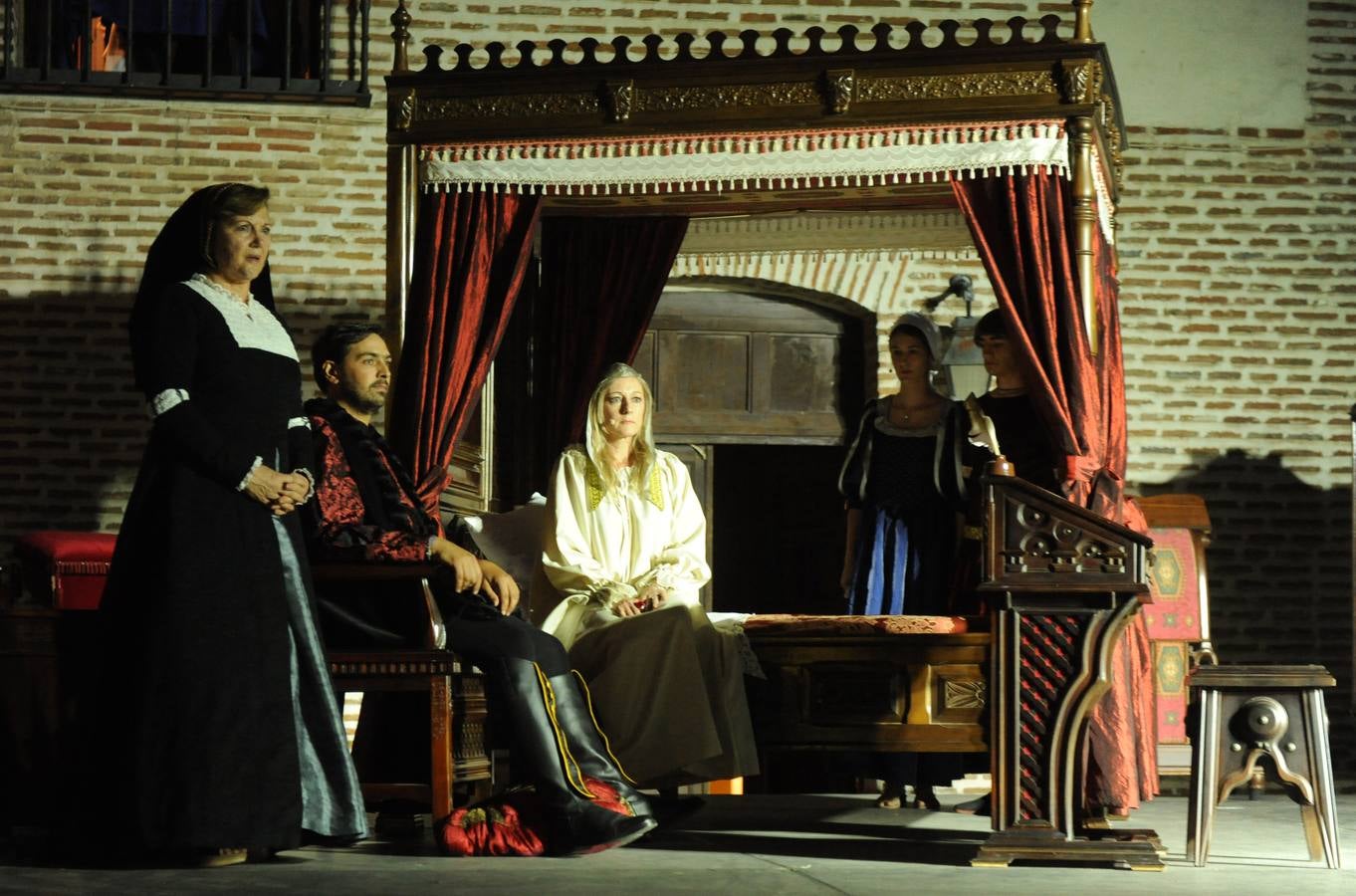 La represetnación tuvo lugar en el Palacio Real Testamentario