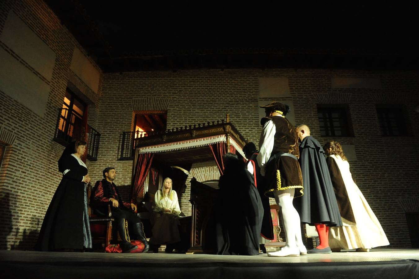 La represetnación tuvo lugar en el Palacio Real Testamentario