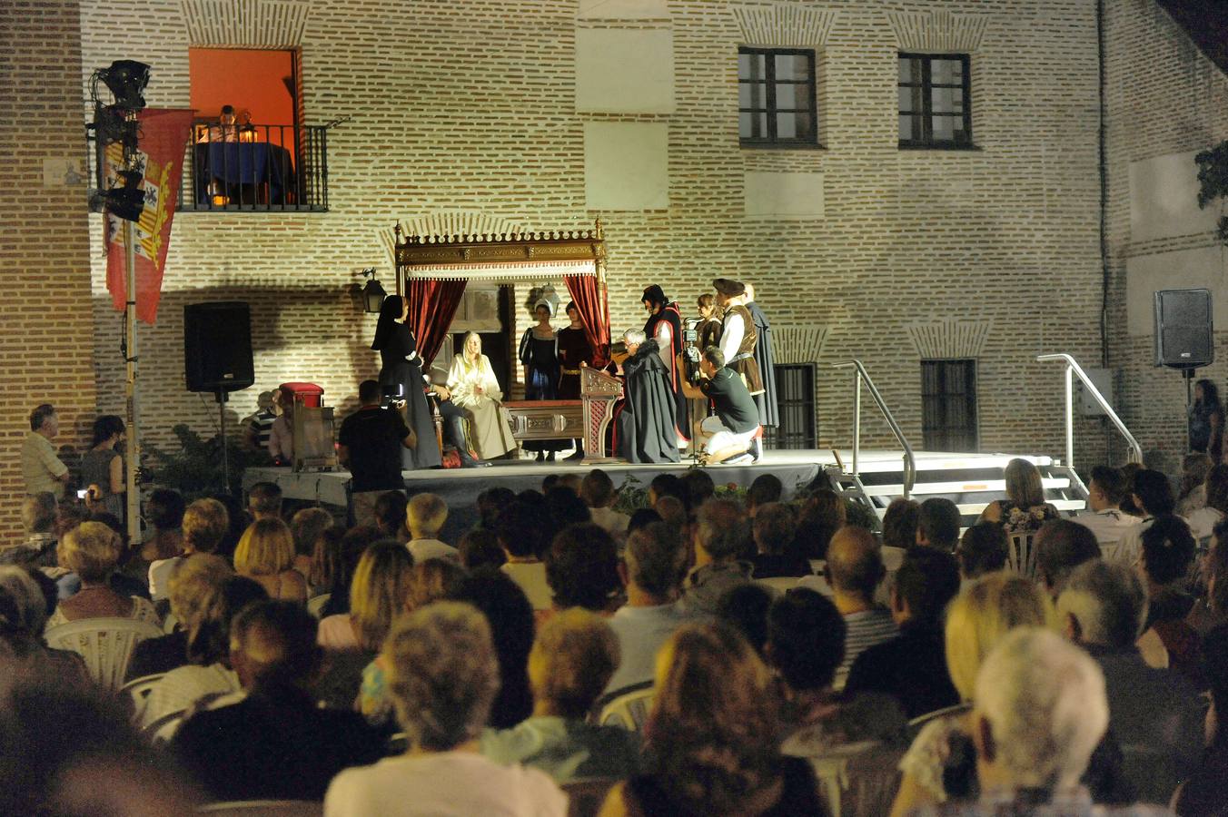 La represetnación tuvo lugar en el Palacio Real Testamentario