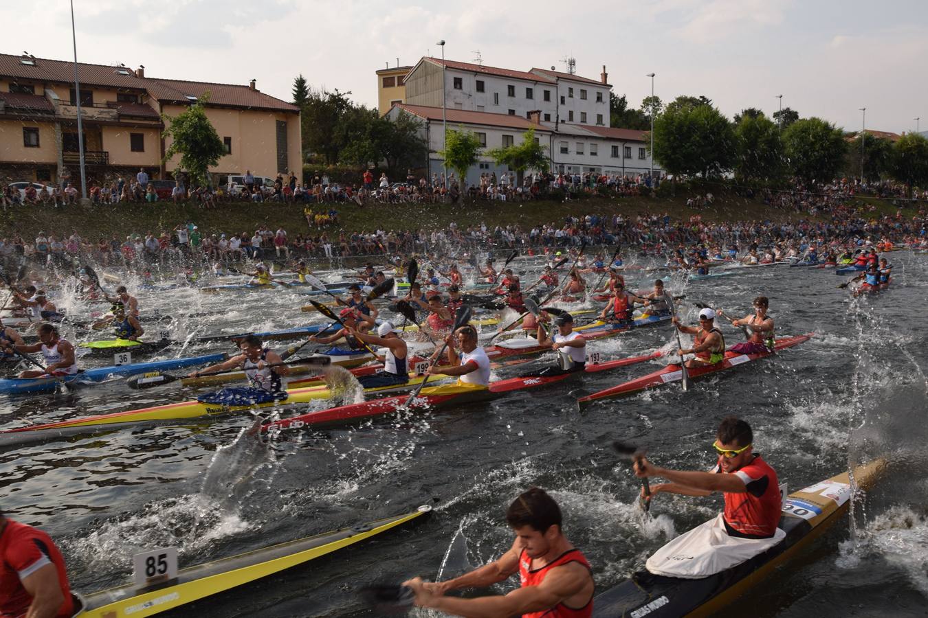 La competición contó con la participación de 320 palistas y 247 embarcaciones