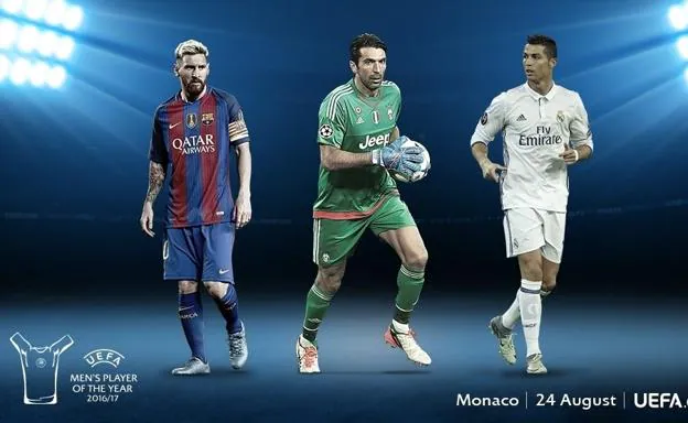 Messi, Buffon y Cristiano 