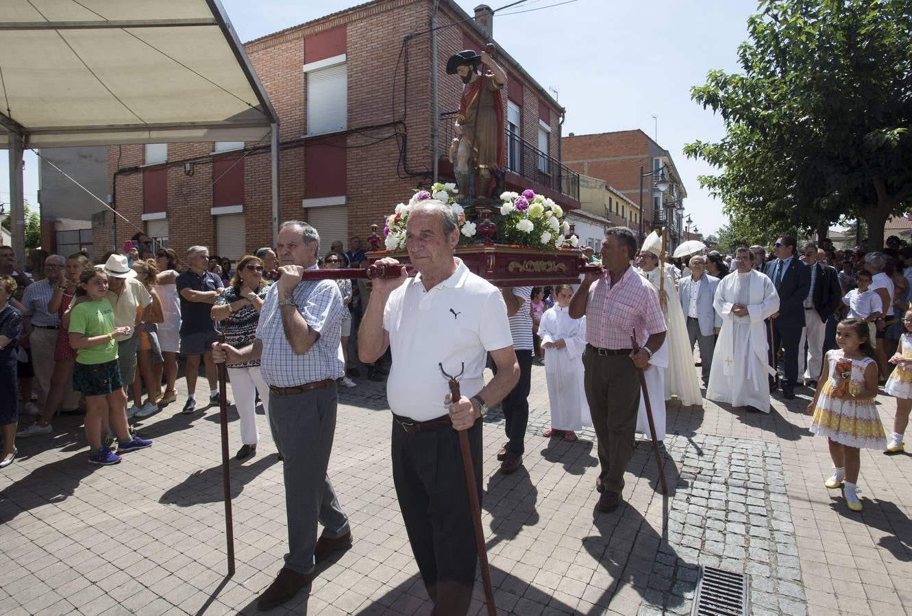 Procesión de San Roque en Viana de Cega