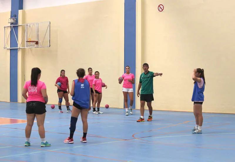 Primer entrenamiento de la temporada del Palencia Turismo