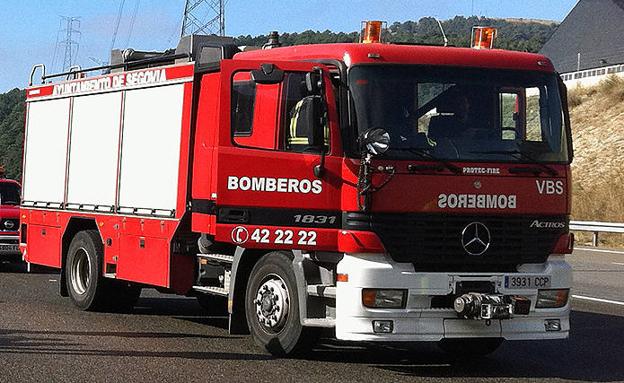 Vehículo de los bomberos. JCyL