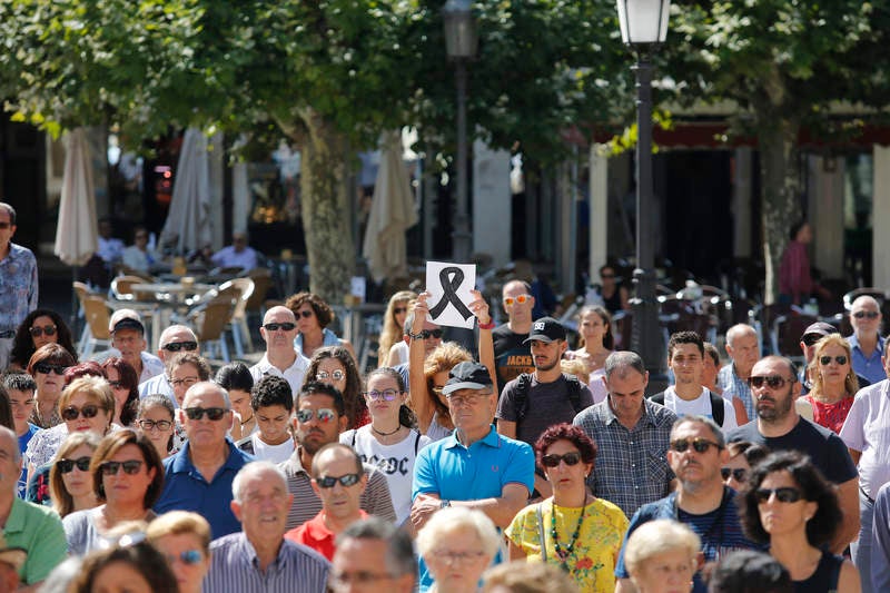 La Plaza Mayor, la Subdelegación del Gobierno y varios puntos de la provincia reflejan el dolor por las víctimas de los atentados