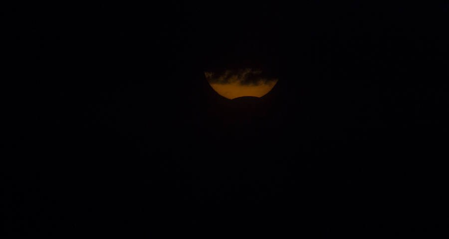 Eclipse parcial de sol en Valladolid