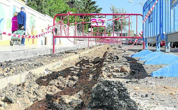 Obras en la red de distribución de aguas de Salamanca. 