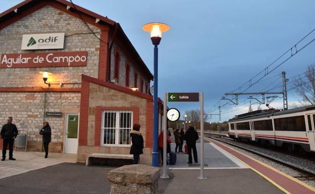 Estación de tren de Aguilar de Campoo. 