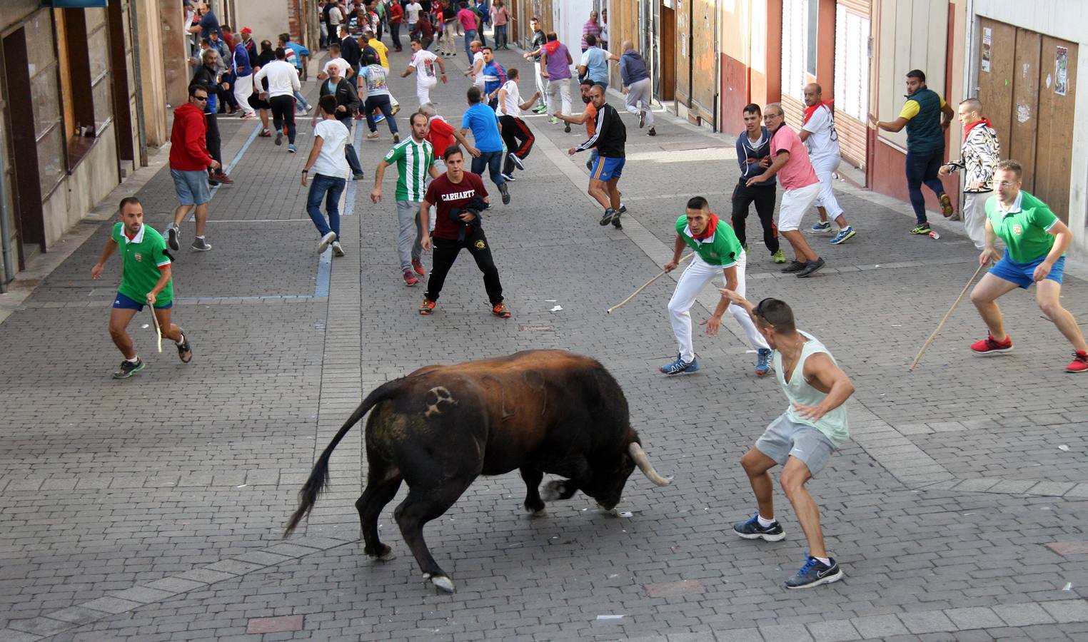 Complicado y tenso encierro en Cuéllar