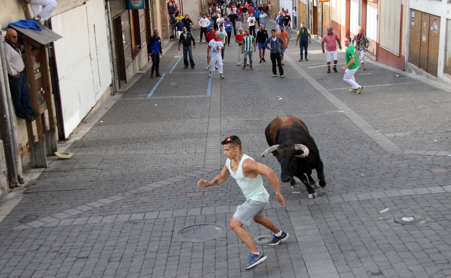 Complicado y tenso encierro en Cuéllar