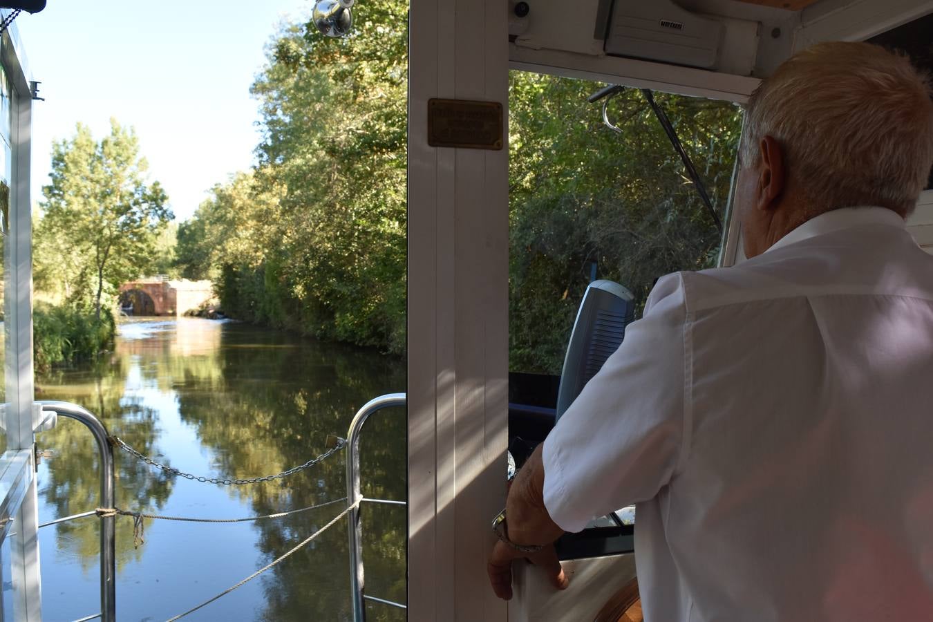 La propuesta se ha tenido que limitar al barco Marqués de la Ensenada, de Herrera de Pisuerga, debido al escaso caudal en Villaumbrales