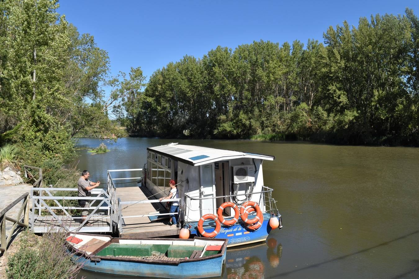 La propuesta se ha tenido que limitar al barco Marqués de la Ensenada, de Herrera de Pisuerga, debido al escaso caudal en Villaumbrales