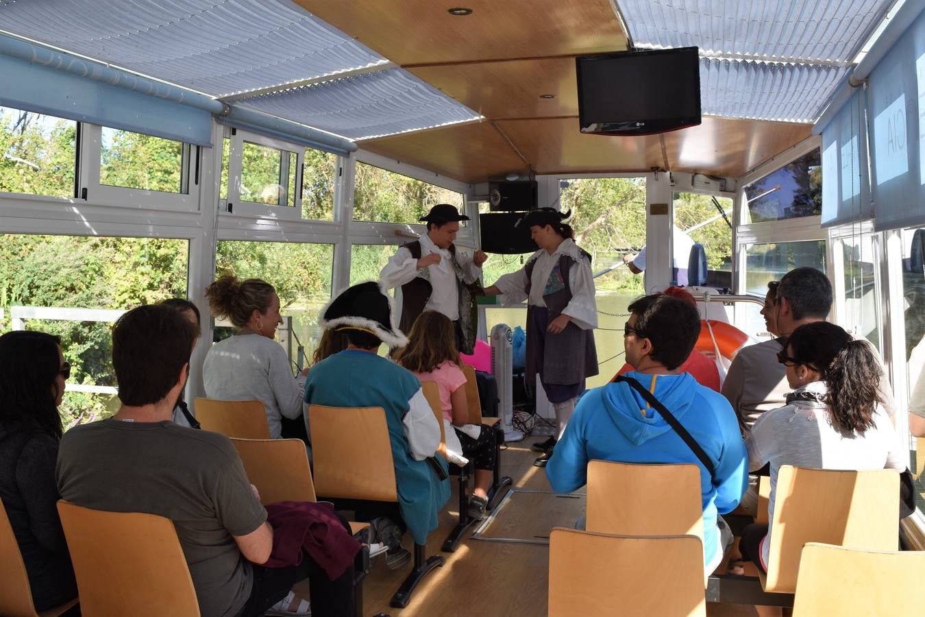 La propuesta se ha tenido que limitar al barco Marqués de la Ensenada, de Herrera de Pisuerga, debido al escaso caudal en Villaumbrales