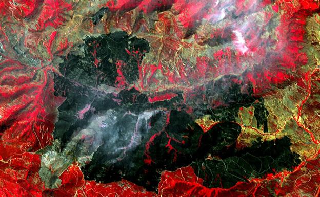 Imagen del satélite Deimos.