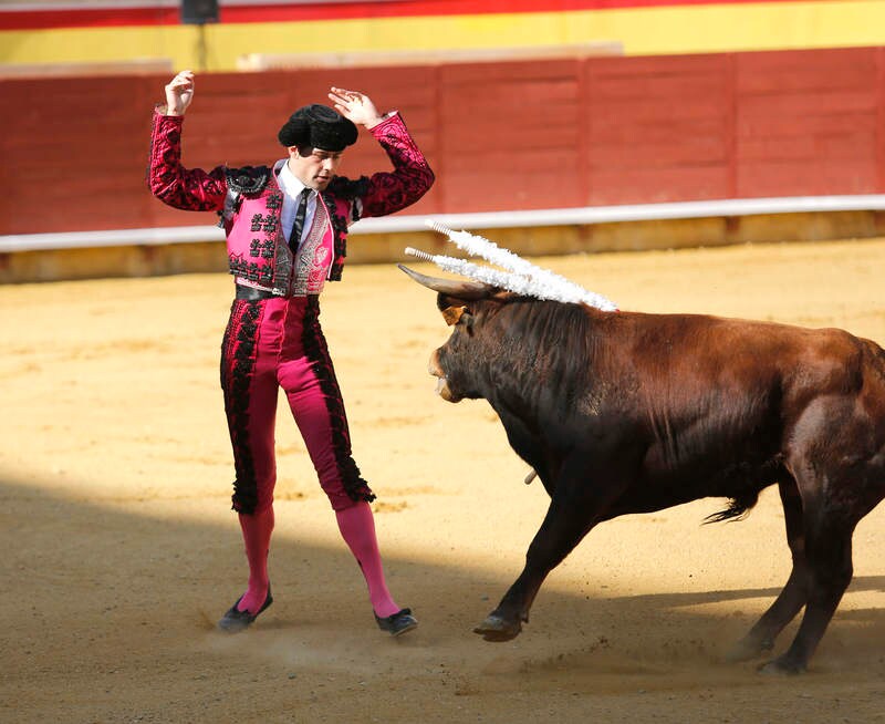 El joven novillero de la Escuela Taurina de Salamanca Manuel Diosleguarde se alzó con el premio