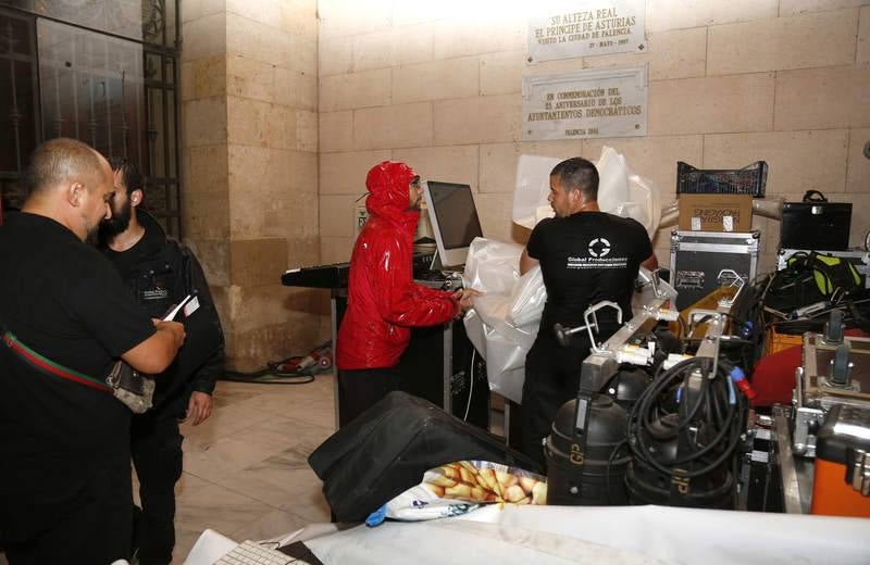 La lluvia obliga a posponer el pregón para mañana 