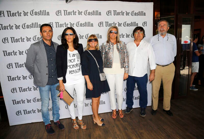 Raúl Guzón y Mani González (Ortega Soldadura), Fabiola Presa, Lola Zamarriego, Alberto Pérez y Jesús Hervella (Palacio de la Moda).