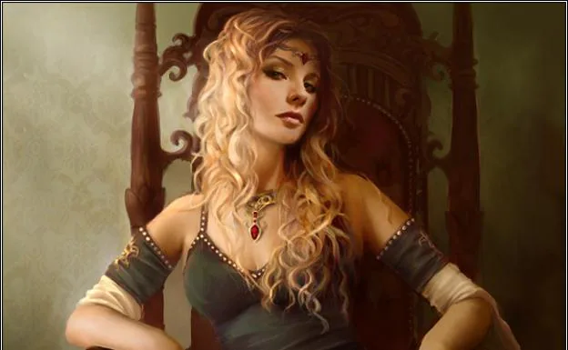 Una de las ilustraciones más populares de Cersei realizada antes de la serie. 