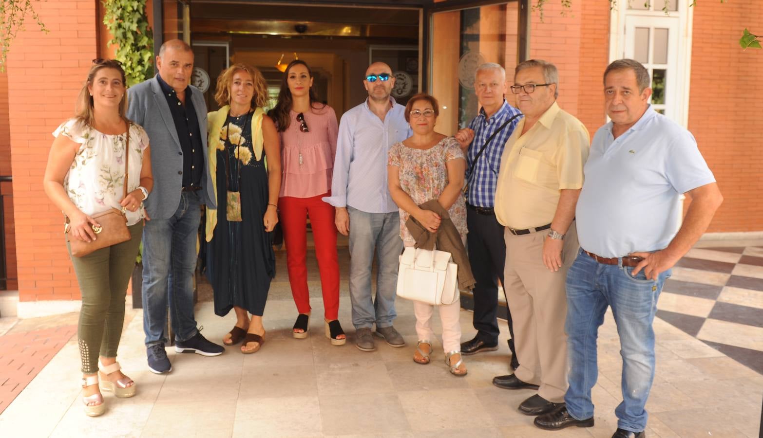 La junta directiva de Fecosva. Mila Aguado, Javier Labarga, Raquel Castaño, Virginia García, Jesús Herreras, Elvira Martín, Javier del Caño, Jesús García y Juan Polo.