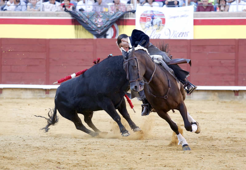 Corrida de rejones en Palencia