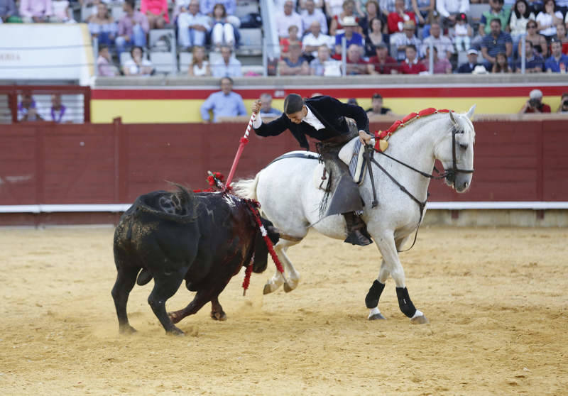 Corrida de rejones en Palencia