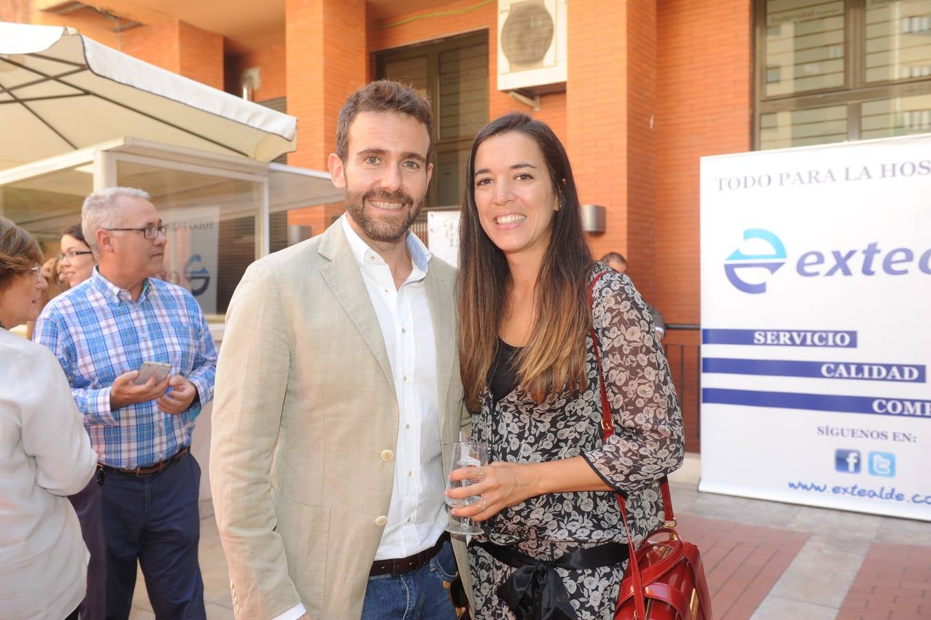 David García (Universidad Miguel de Cervantes) y Carolina Blanco, del Grupo Recoletas.