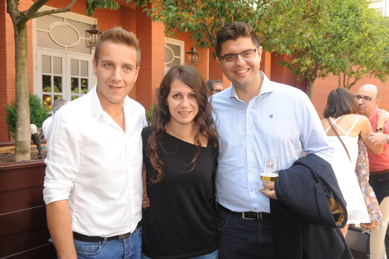 Javier Alonso, Rebeca Encabo y Ángel Páez, de Escuela Municipal de Música.