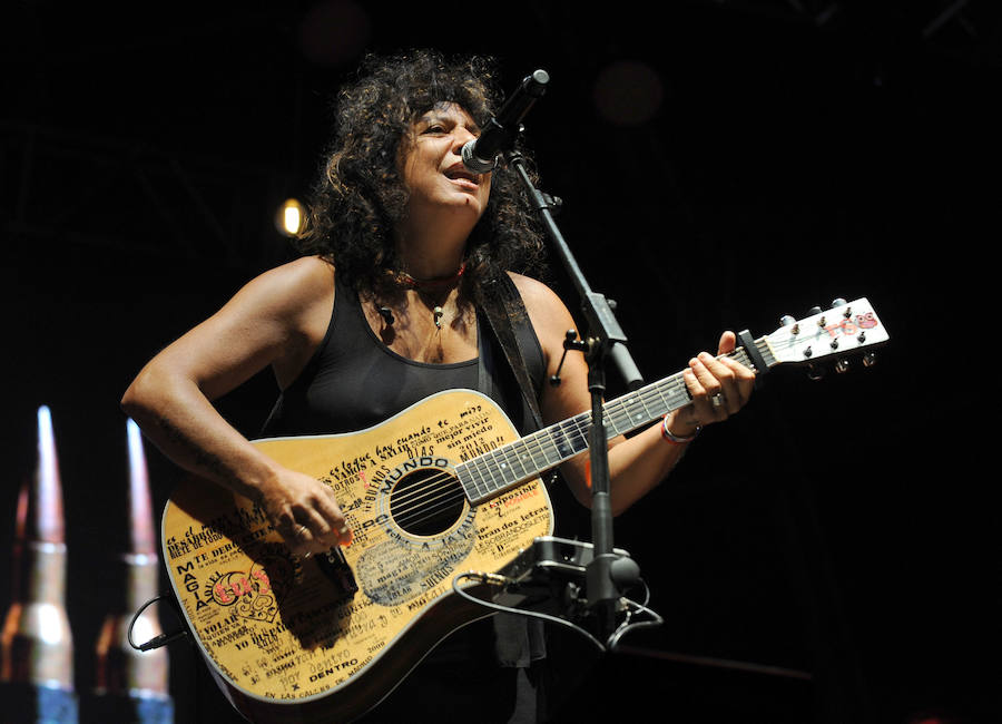 Concierto de Rosana en la Plaza Mayor de Valladolid