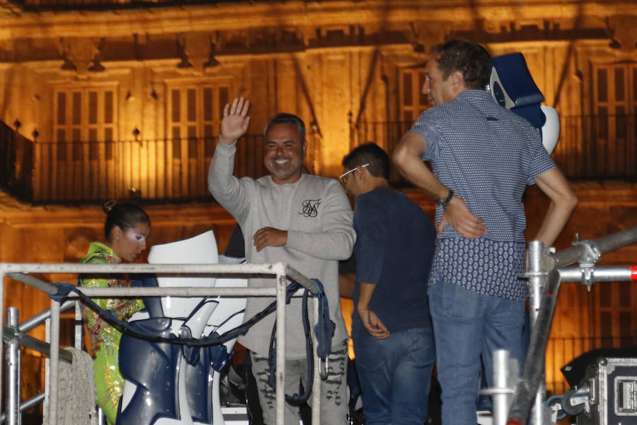 Juan Magán llena la Plaza Mayor de Salamanca