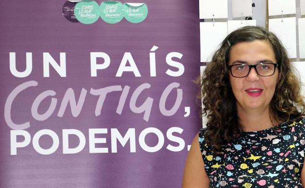 Natalia del Barrio, procuradora de Podemos en Segovia. 