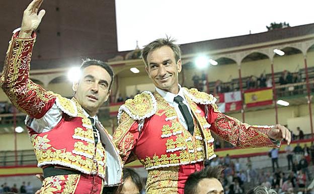 Enrique Ponce y Manolo Sánchez salen en hombros esta tarde en Valladolid.