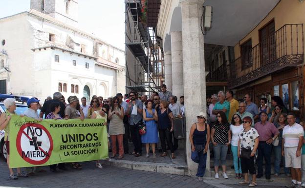 Manifestación ante el Juzgado de Cuéllar cuando fue citado a declarar Ordóñez.