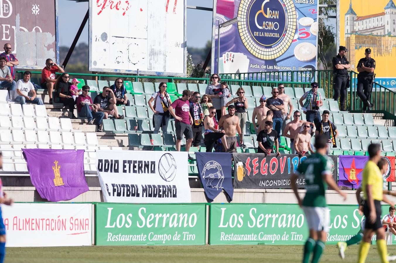 El equipo segoviano sigue sin estrenar su casillero de triunfos en esta Segunda División B