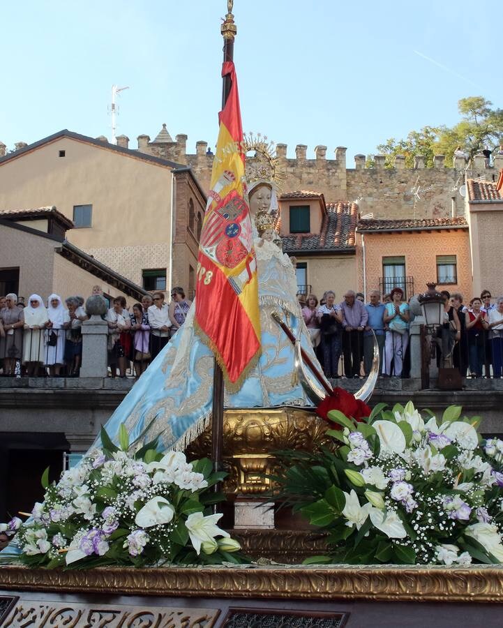 Bajada de la virgen de la Fuencisla a su santuario