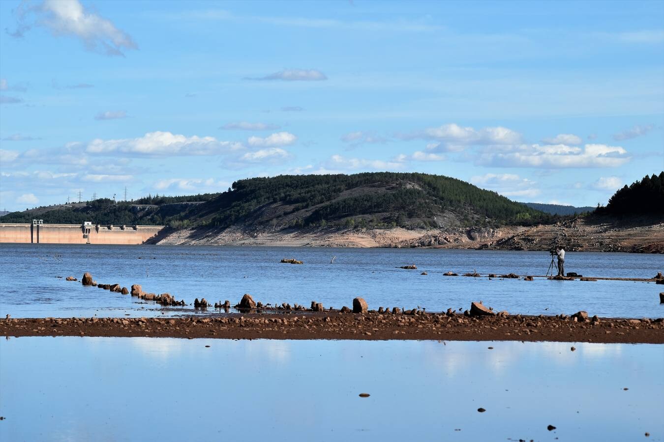 Los pantanos de Palencia sufren las consecuencias de la sequía