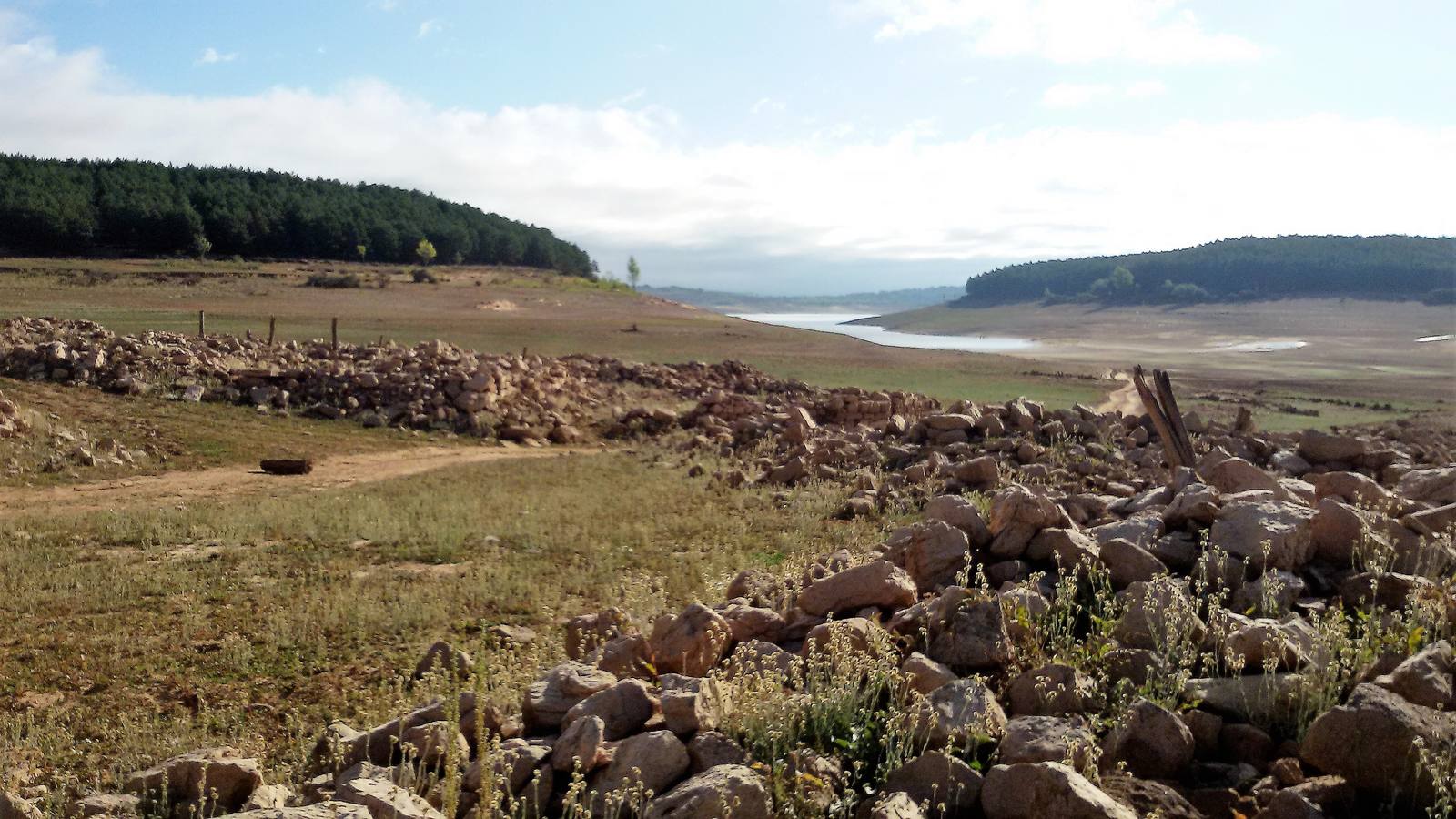 Los pantanos de Palencia sufren las consecuencias de la sequía