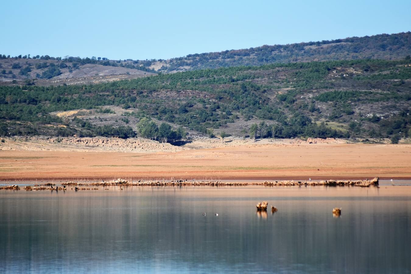 Los pantanos de Palencia sufren las consecuencias de la sequía