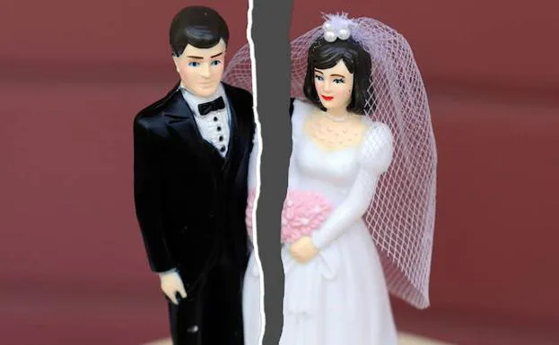 Hubo 37 parejas de Valladolid que en 2016 se divorciaron sin llegar a los dos años de matrimonio. 