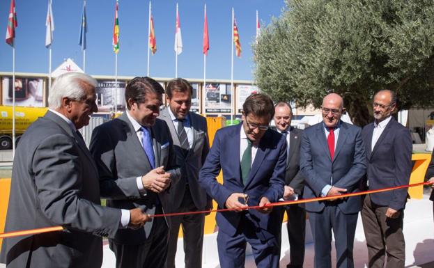 Carlos Cabanes Godino, secretario general de Agricultura y Alimentación del Mapama, en el acto de inauguración oficial de Expobiomasa 2017.