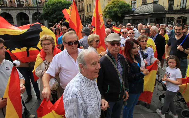 Concentración en Segovia por la unidad de España