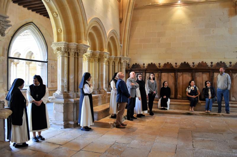 Inauguración del nuevo sistema de visitas guiadas interactivas en el monasterio de San Andrés de Arroyo 