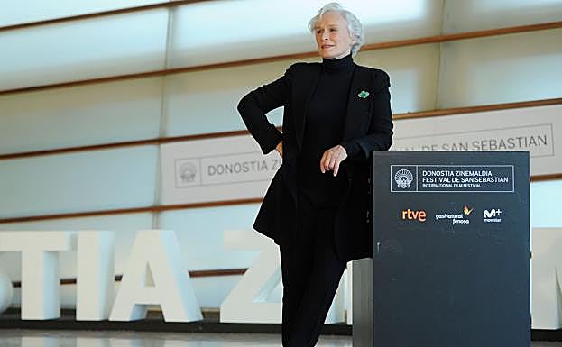 Glenn Close, en la 65ª edición del Festival de Cine de San Sebastián.