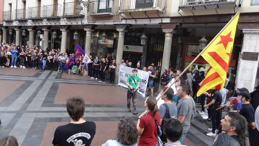 Manifestación en Valladolid por el derecho a decidir en Cataluña